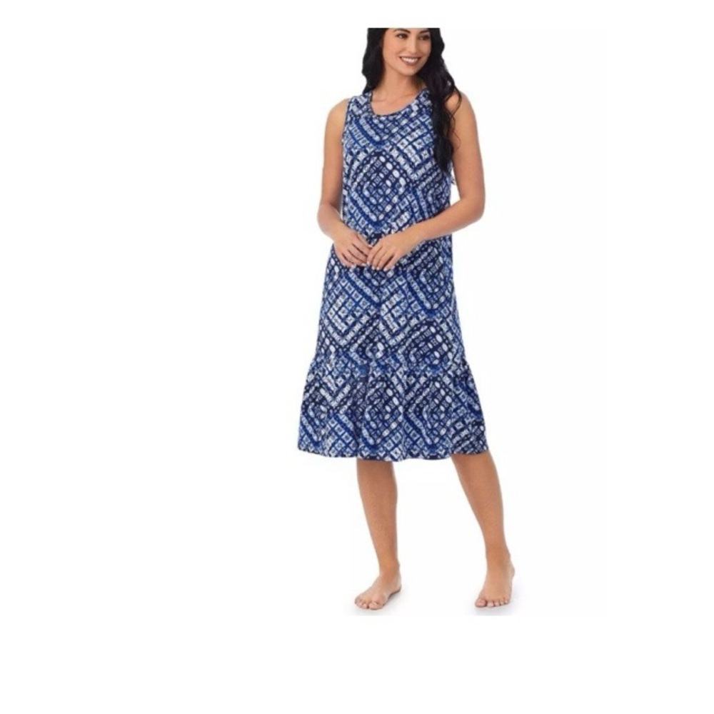 Cuddl Duds Cozy Tank‎ Midi Sleep Dress